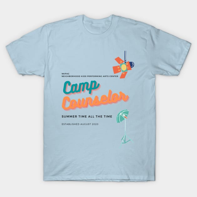 Camp NKPAC counselor T-Shirt by PorchProductions